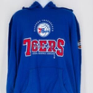 New Men's Mitchell & Ness Philadelphia 76ers NBA Pullover Hoodie Size: 4XL